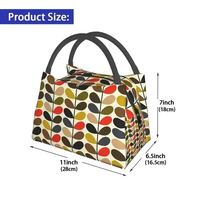 Orla Kiely изолированная сумка для обеда с несколькими стержнями кемпинга