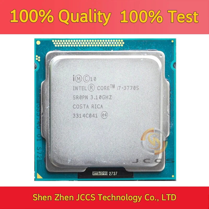 

Процессор Intel Core i7 3770S, 4 ядра, 3,1 ГГц, L3 = 8M, 65 Вт, разъем LGA 1155, для ПК