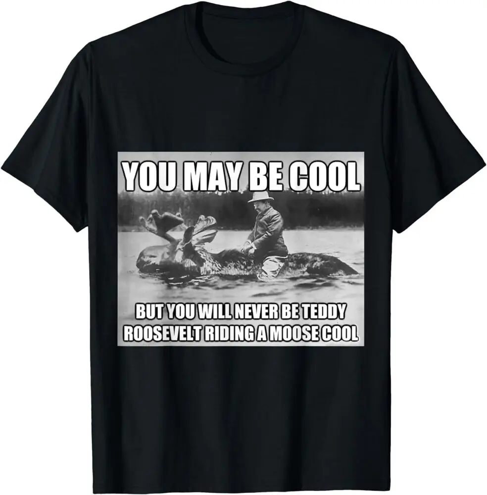 Забавная хипстерская футболка Теодор Тедди Рузвельт мем яркое качество 100%