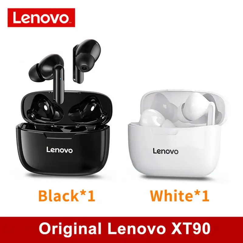 

Lenovo XT90 TWS True Wireless Bluetooth 5.0 Headphones Touch Mini In-Ear Game Noise Canceling earphone Sports Hands-Free Headset