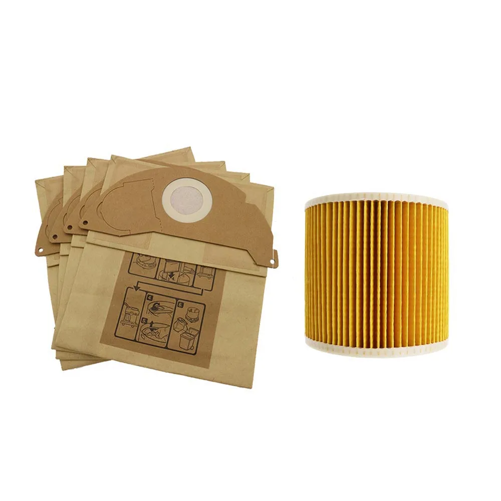 Replacement Dust Filter Bag for Karcher WD3 WD3200 WD3300 MV3 Vacuum Cleaner Spare Parts Accessories Hepa Filters Dust Bags