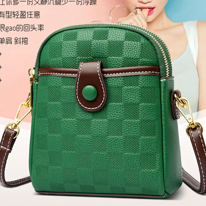 

Женская маленькая сумка-мессенджер, новинка 2023, качественная мягкая кожаная сумка, брендовые дизайнерские сумки, Женская стильная сумка че...