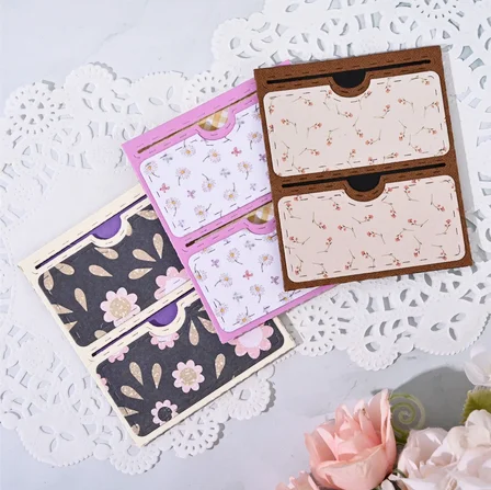 Двойные мини-карманы для хранения 2022 новый дизайн металлические штампы резки