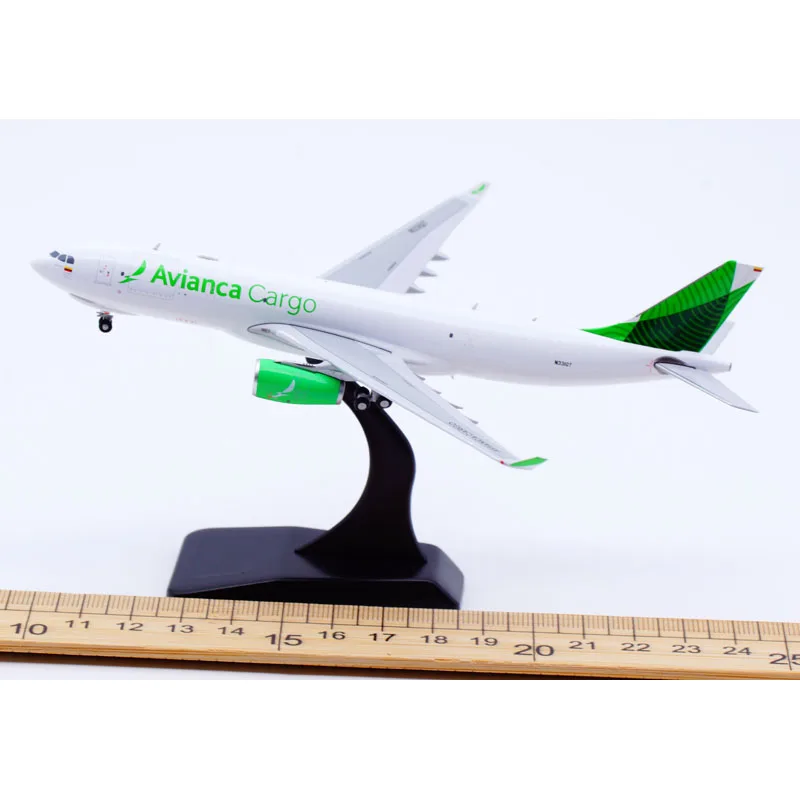 Фото Коллекционный самолет из сплава LH4362, подарок, фотосессия 1:400, авиабра, грузовая модель летательного аппарата, самолета под давлением, модель N331QT с подставкой №2
