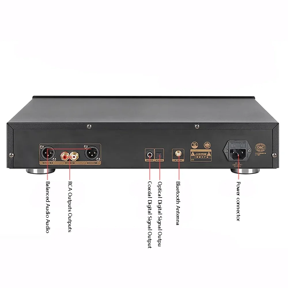 Аудиофильский проигрыватель компакт-дисков класса HIFI с полным балансом чип DSP