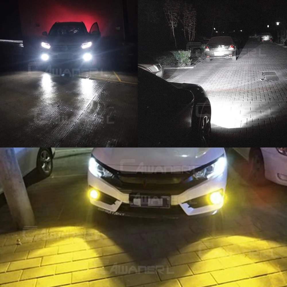 2 Pieces 30W H11 LED Fog Light Assembly Car Passenger + Driver Fog Driving Lamp DRL For Peugeot Expert Traveller 2016-2022 images - 6