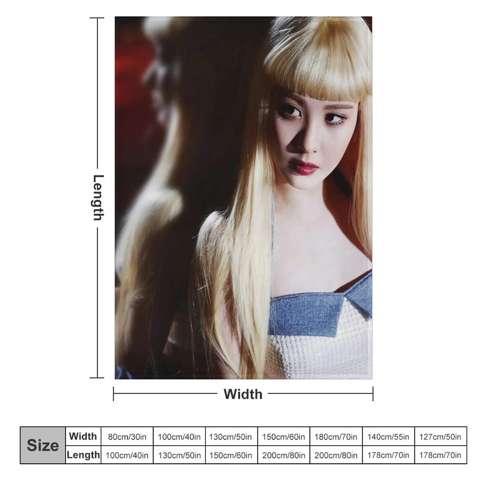 Одеяло для девушек поколения льва сердца SEOHYUN манга кровать модная фланелевая