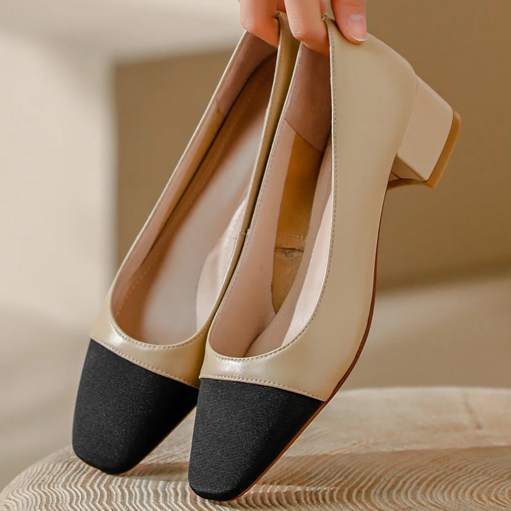 

Туфли женские из натуральной кожи, Лоскутная кожа, без застежки, плоская подошва, мягкая удобная повседневная обувь, OL стиль