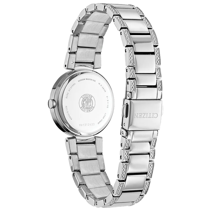 Часы CITIZEN женские японские часы водонепроницаемые из нержавеющей стали Eco-Drive