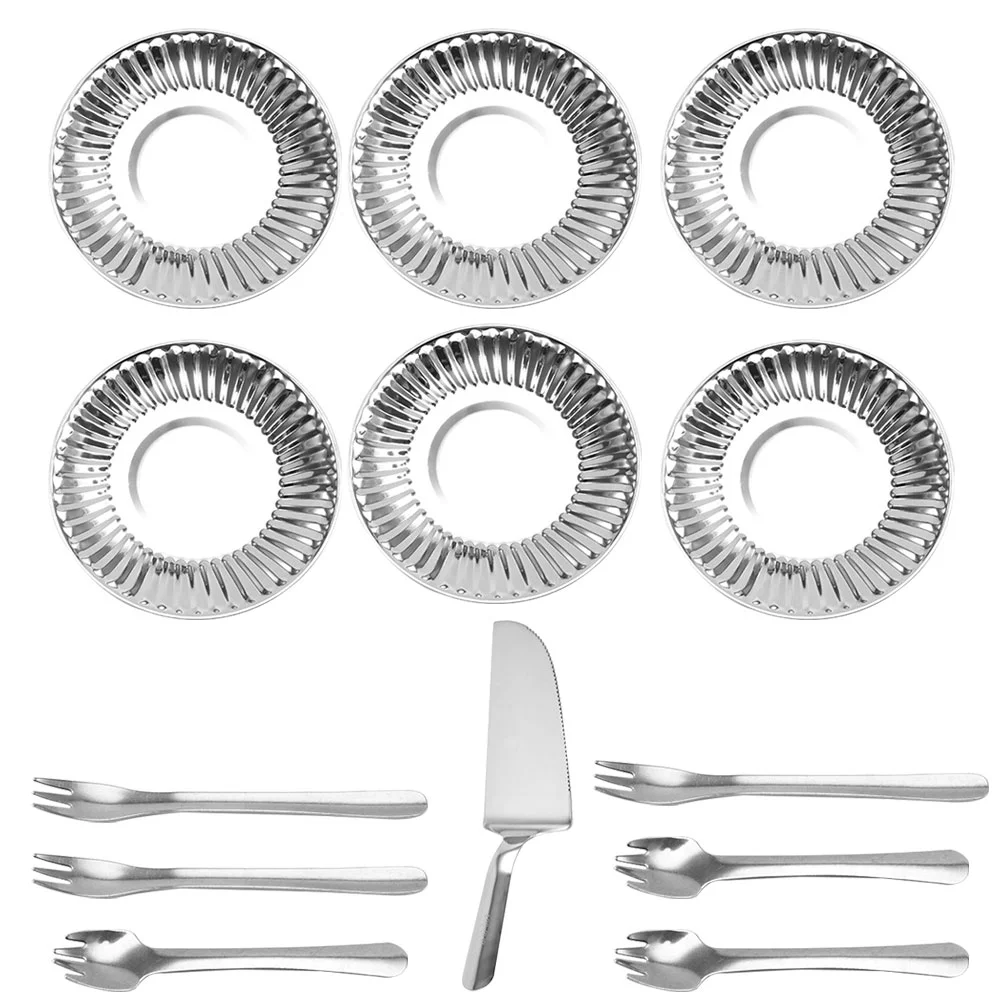 

1 Set Cutlery Birthday Utensils Reusable Silverware Family Birthday Flatware Gathering Cake Cutter for Party Hotel Home Indoor