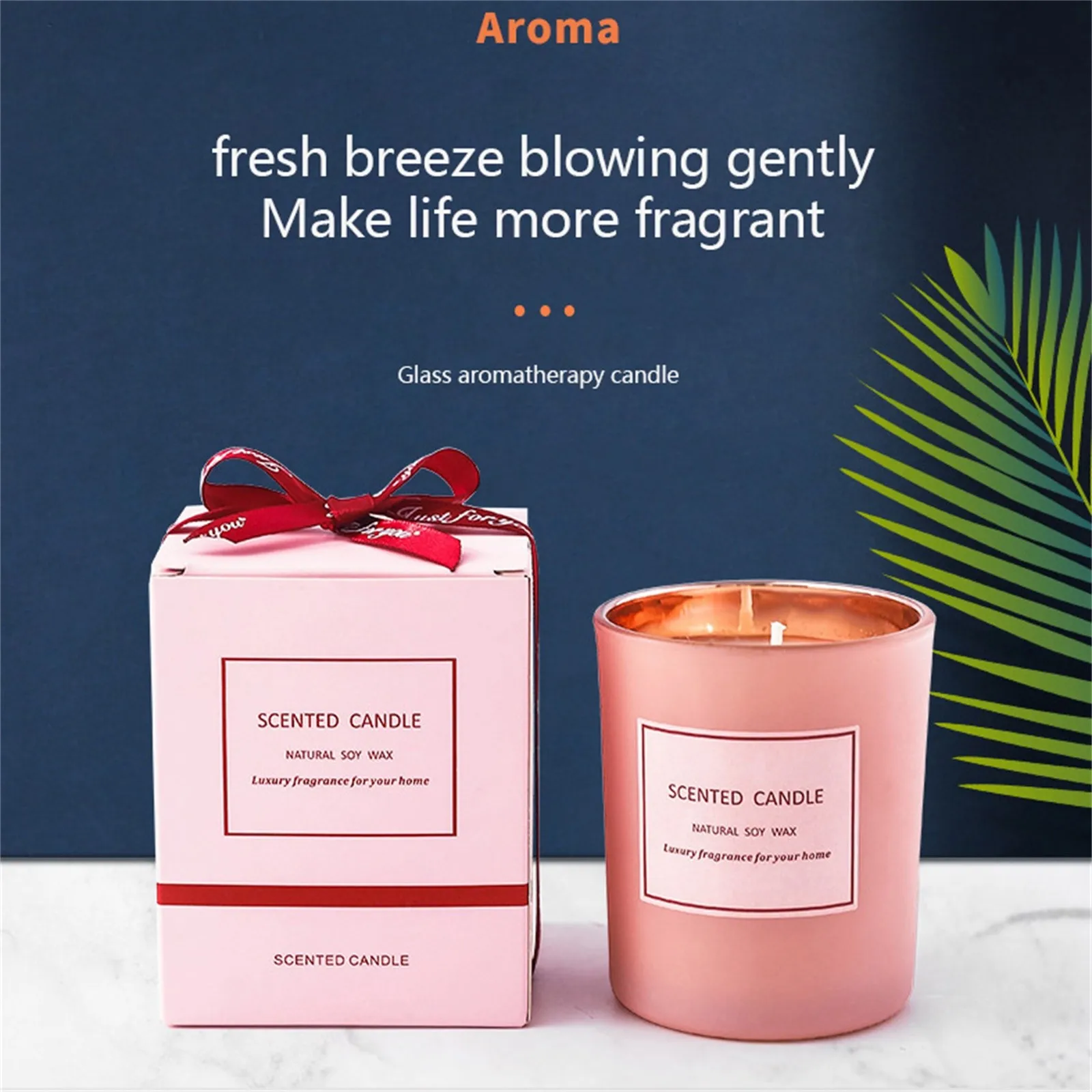 Candle Soy Natural Wax Aromatherapy Oil Aromatherapy Home De