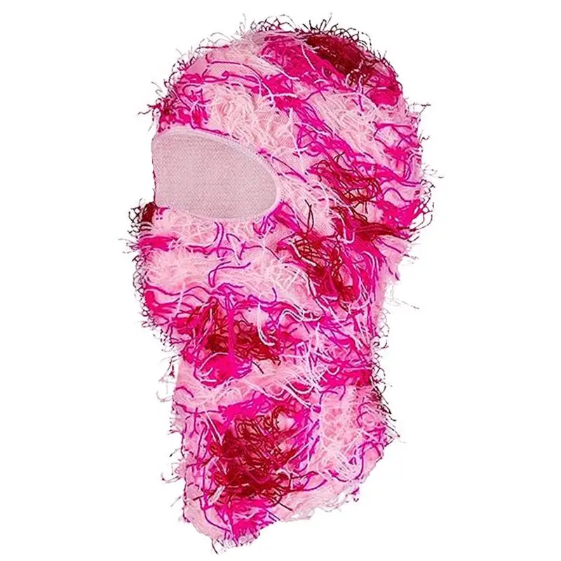 

Лыжная Обложка для лица, Пушистая Шапка-бини на все лицо, эластичная и мягкая пушистая вязаная Обложка на все лицо для пеших прогулок, катания на лыжах, бега, катания на коньках