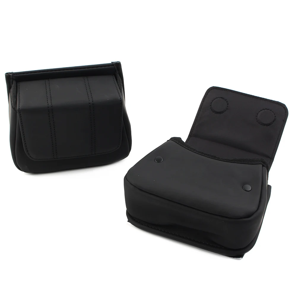 Черные карманные сумки для нижней двери обтекателя мотоцикла Harley Touring 1996-2013 Road