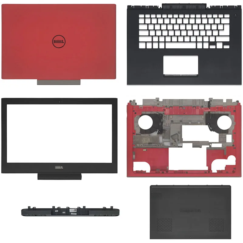

Новинка для ноутбука DELL Inspiron 14 7466 7467 серия, задняя крышка ЖК-экрана, передняя панель, нижний чехол, красная крышка A B C D