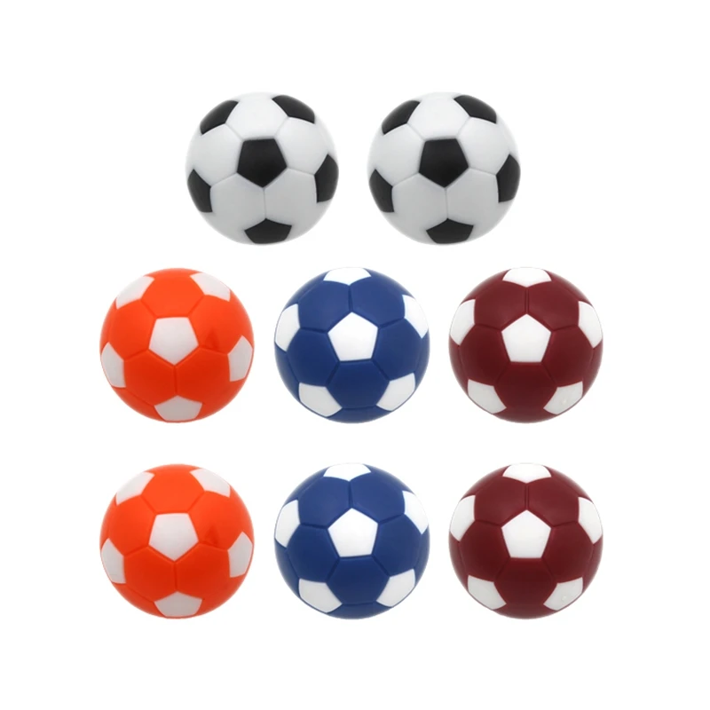 

Set Of 8 Table Soccer Foosballs Replacement Balls, Mini Colorful 36Mm Tabletop Game Ball