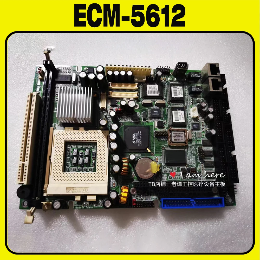 ECM-5612 Rev.A13 оригинальная Промышленная материнская плата с двумя сетевыми портами