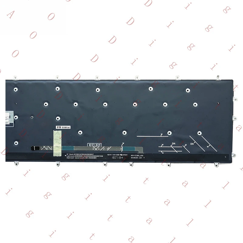 Фото НОВАЯ КЛАВИАТУРА ДЛЯ DELL G3 3579 P75F 3779 G5 15 5587 G7 15 7588 с синей подсветкой, раскладка US №3