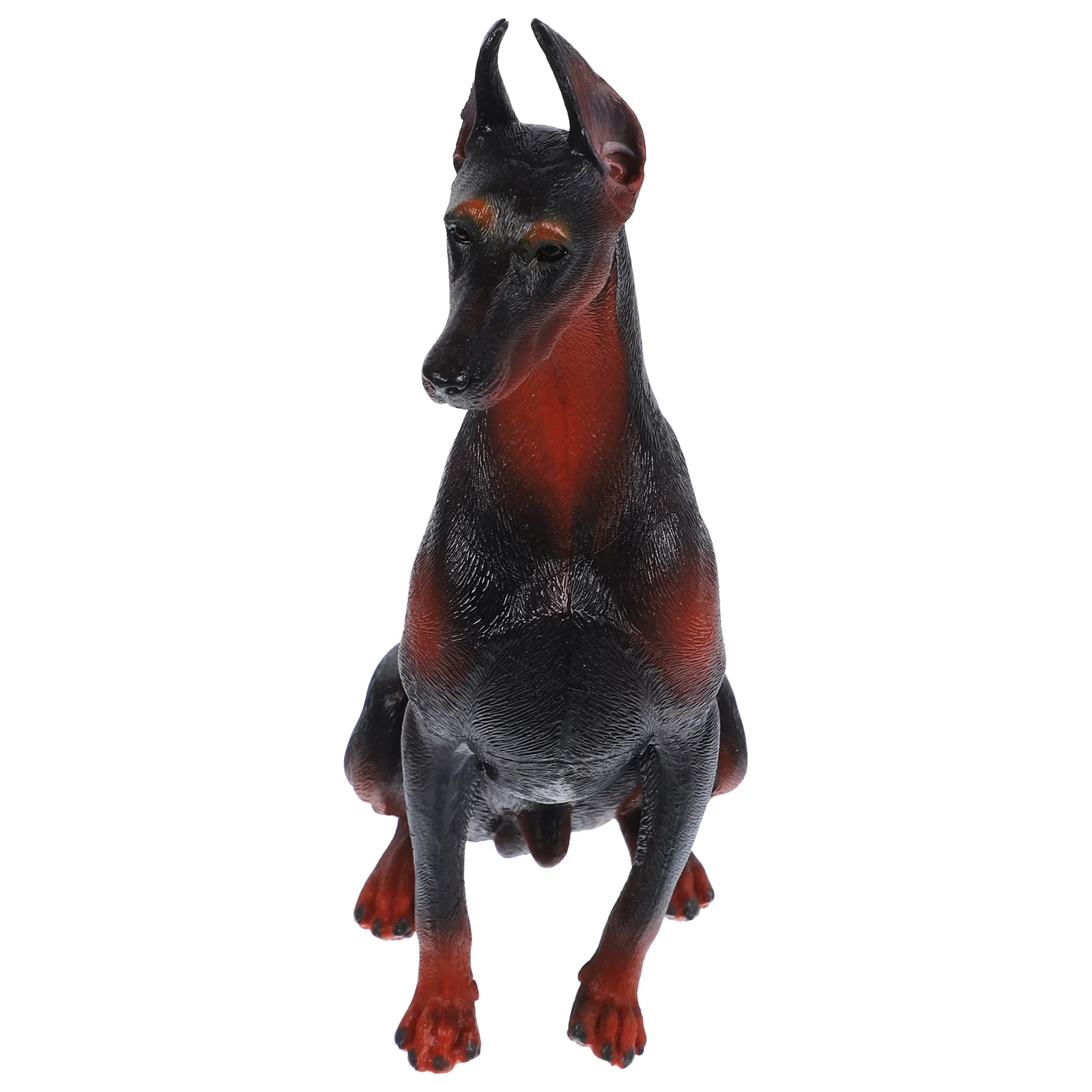 Моделирование Doberman Pinscher модель украшение детские игрушки собака реалистичные