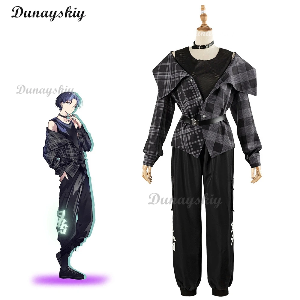 Проект SEKAI ЦВЕТНАЯ СЦЕНА! Aoyagi Toya Косплей Костюм Парик Аниме Платья Рождество