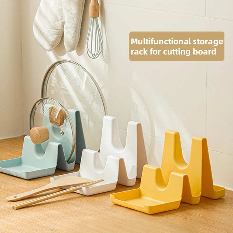 

Obelix Kitchen Storage Shelf Chopping Cutting Board Holder Pot Lid Organizer Rack Shelf Tablewares Stand Organizer Rack Tools