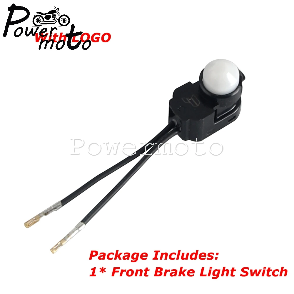 

Разъемы Plug-n-play, переключатель переднего стоп-сигнала для Harley Sporster XL Dyna FXD Softail FXST FLST 12-2021 HD # 71500118 # 71500117