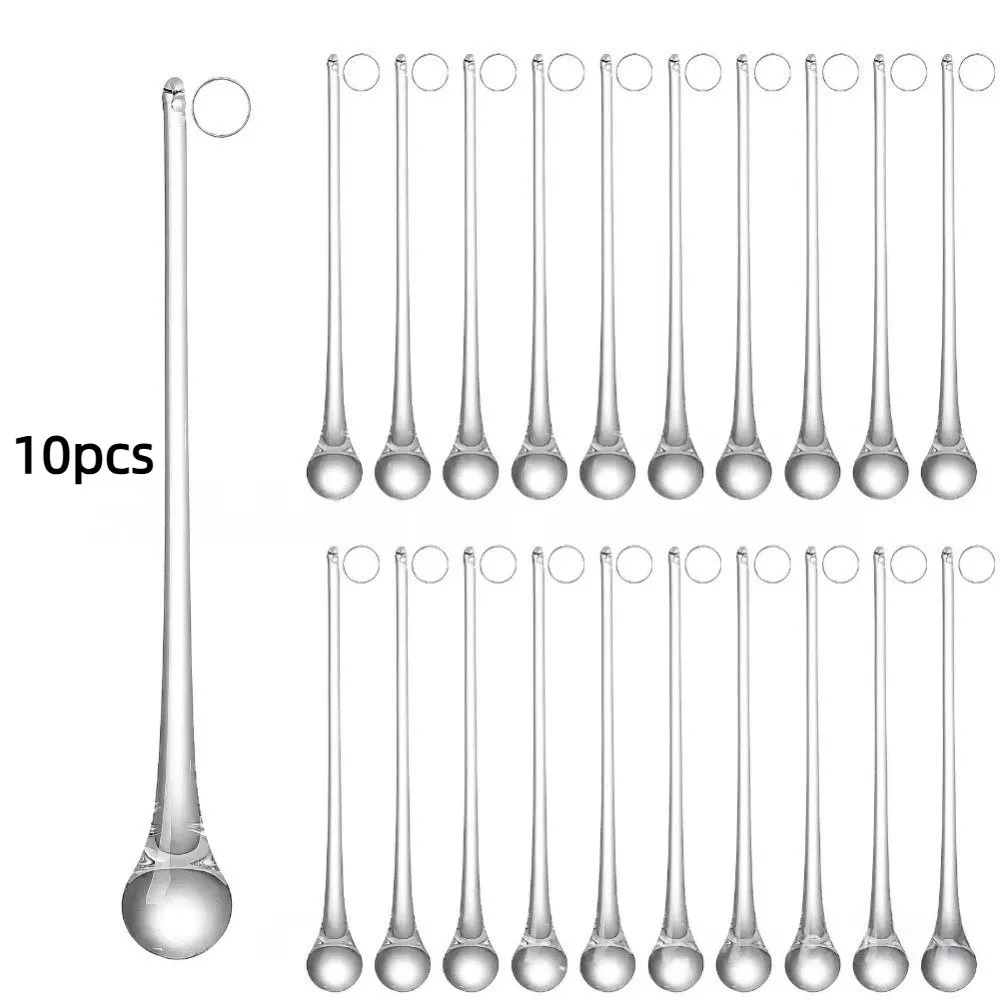 

Хрустальные подвески-капли, 10 шт.