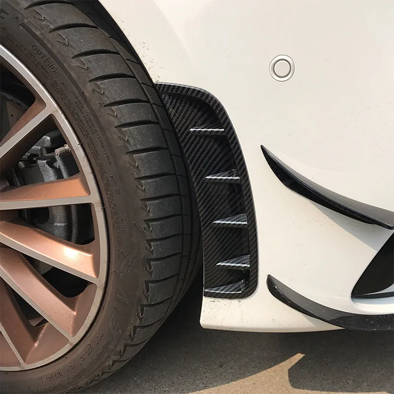 

Для Mercedes-Benz A w177 2019-2021 ABS углеродное волокно автомобильный передний бампер впускная боковая лампа Аксессуары для автомобилей