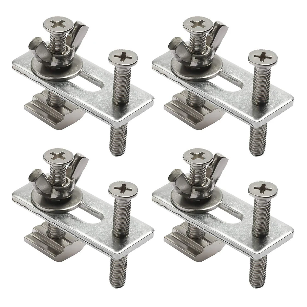 

4pcs M6 T Track Hold Down Clamps Kit For 3018-PRO 3018-MX3 3018-PROVer 1810-PRO CNC Router Plywood Engraving Machine Woodworking