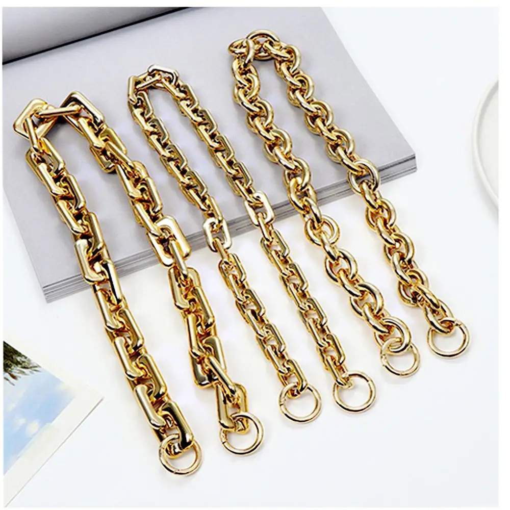 

Accessory Adjustable Buckles Gold Crossbody Chain Shoulder Bag Handle Hardware Bag Belt Metal Bag Strap Purse Chain