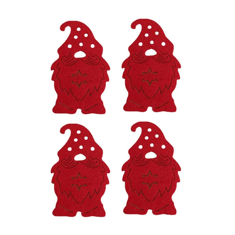 

Christmas Santa Knife Fork Holder Cutlery Cover 4pcs Supplies Storage Cover