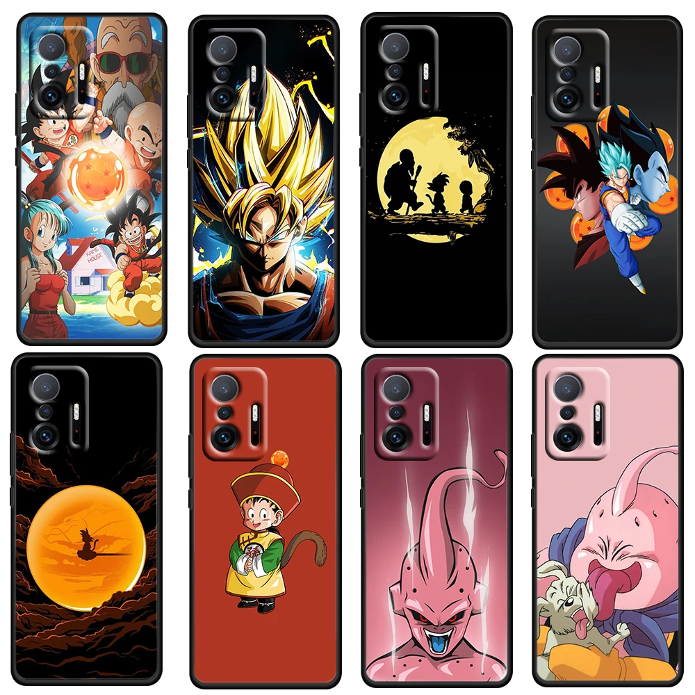 

Anime Dragon Ball Z Majin Buu For Xiaomi Mi 12 11 10 Ultra 11T 10T Pro Lite 11i 10i 10S 5G Soft Silicone Black Phone Case Cover