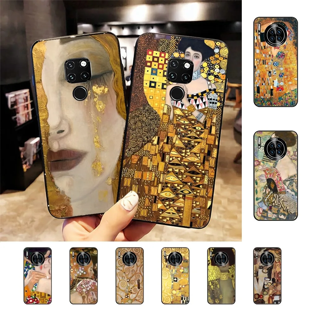 

Kiss by Gustav Klimt Phone Case For Huawei Mate 10 20 30 40 50 lite pro Nova 3 3i 5 6 SE 7 pro 7SE