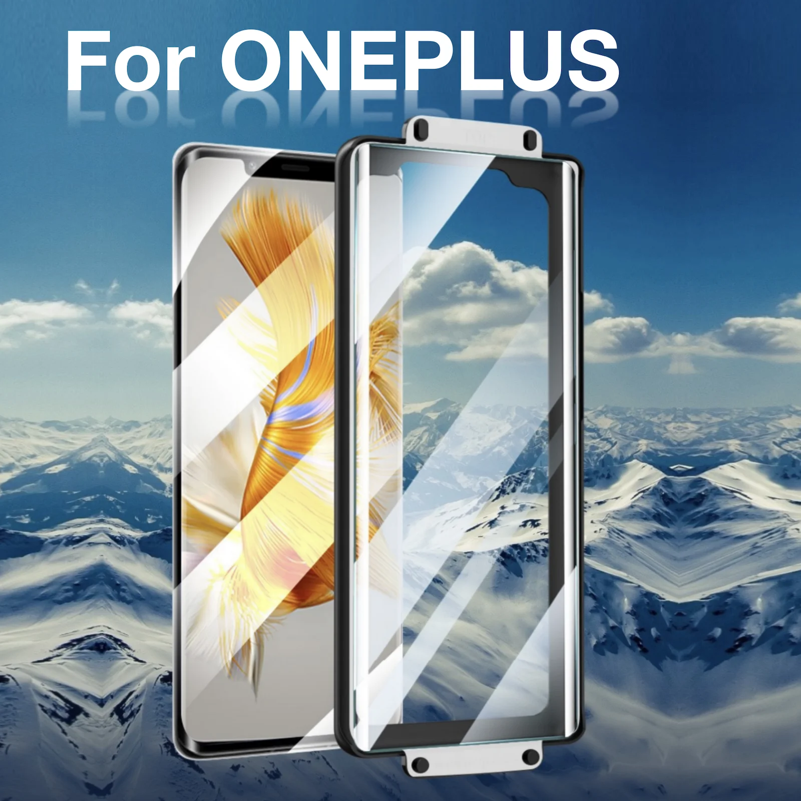 

For ONEPLUS 11 Pro 10 9 8 PRO ACE2 Screen Protector Explosion-proof Galaxy Glass Protective with Install Kit OPPO