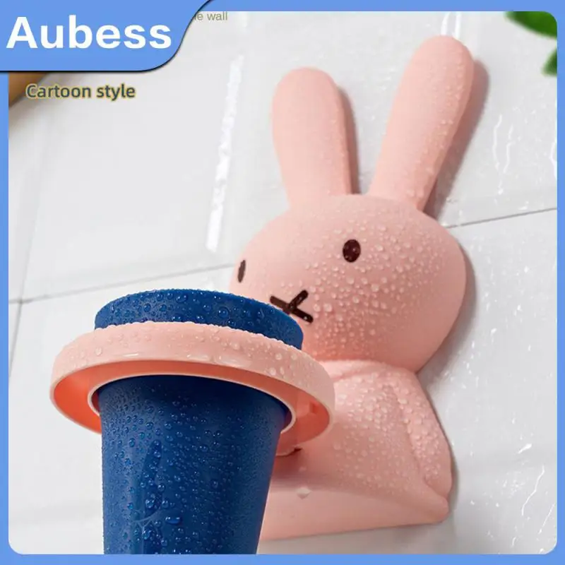 

Comb Toothpaste Tube Hanging Storage Rack Multiple Functions Interesting Toothbrush Cup Holder Socket Space Saving Cute