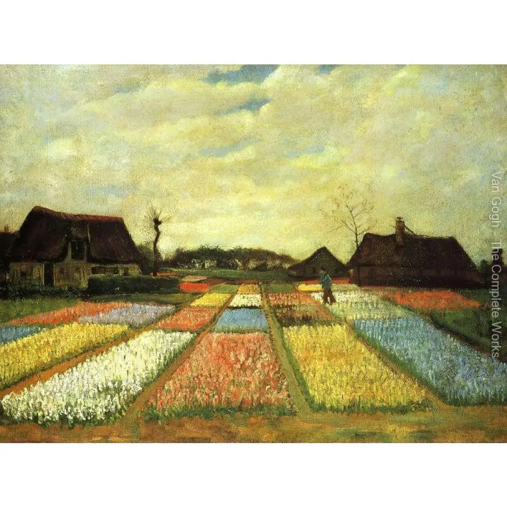 

High quality Vincent Van Gogh paintings Bulb Fields oil on canvas hand-painted Home decor