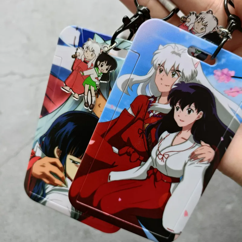 1 шт. Новый японский аниме Inuyasha брелок для шеи держатель ID подвеска карта