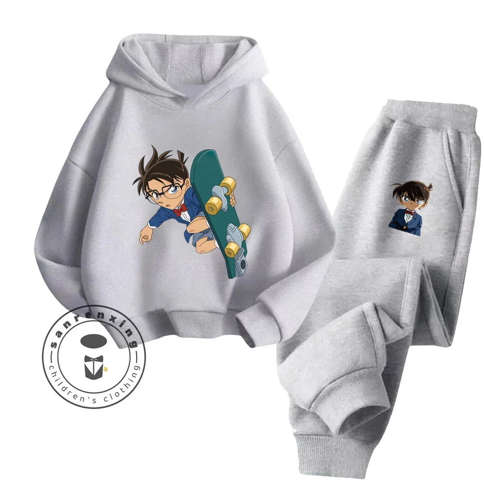 Хлопковый пуловер с капюшоном Детектив Конан костюм персонажа из мультфильма