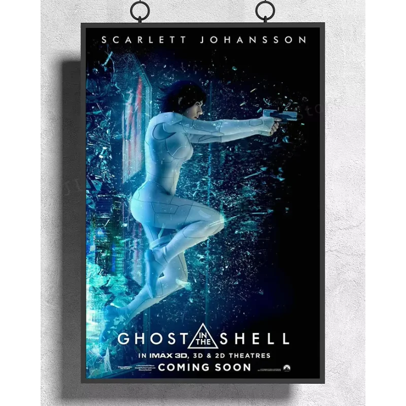 Шелковый постер Linbao &quotПризрак в скорлупе&quot