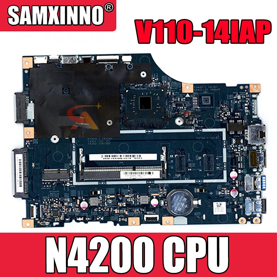 

Новый MB для Lenovo V110-14IAP материнская плата для ноутбука с процессором N4200 FRU: 5B20M44688 15270-1 Материнская плата DDR3 100% протестирована Полная работа