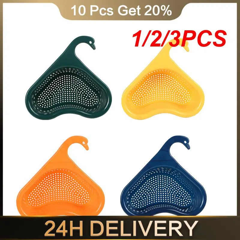 

1/2/3 шт., пластиковая подвесная сливная корзина