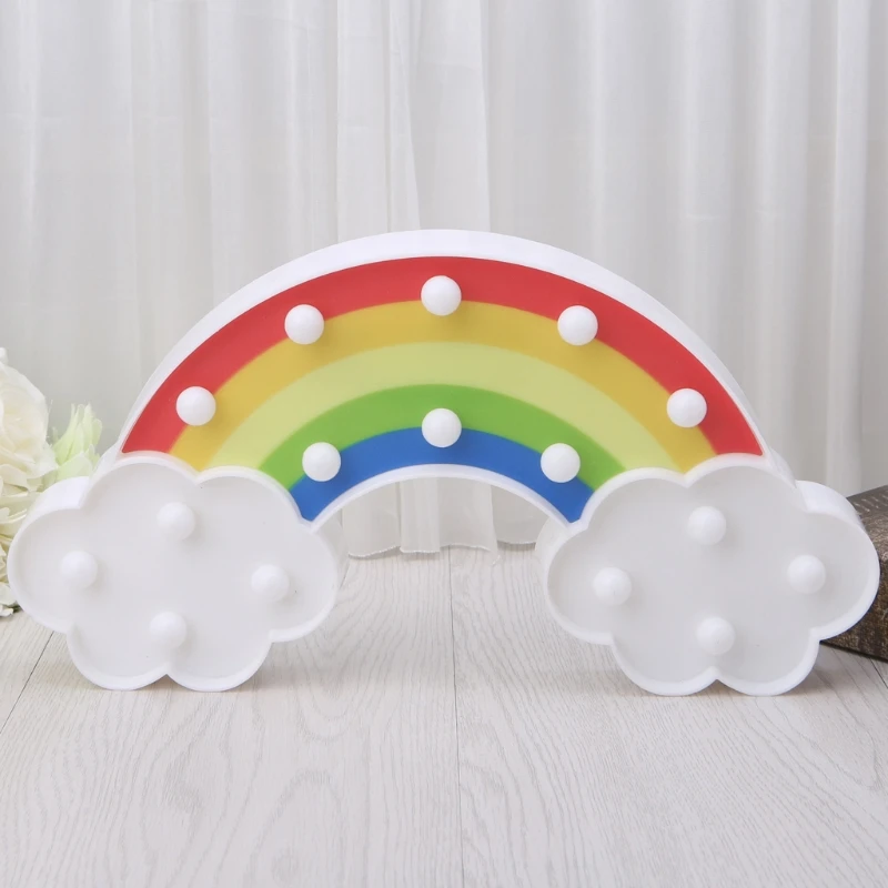

3D Rainbow modelling LED Night Light Decorative Bedroom Lamp Battery Operated