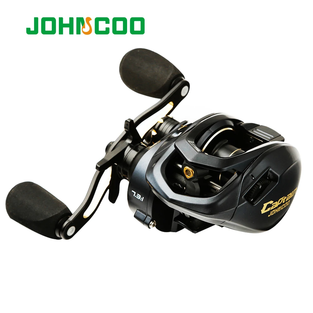 JOHNCOO Baitcasting reel 11+1 bearings 7.3:1 Johncoo long ca