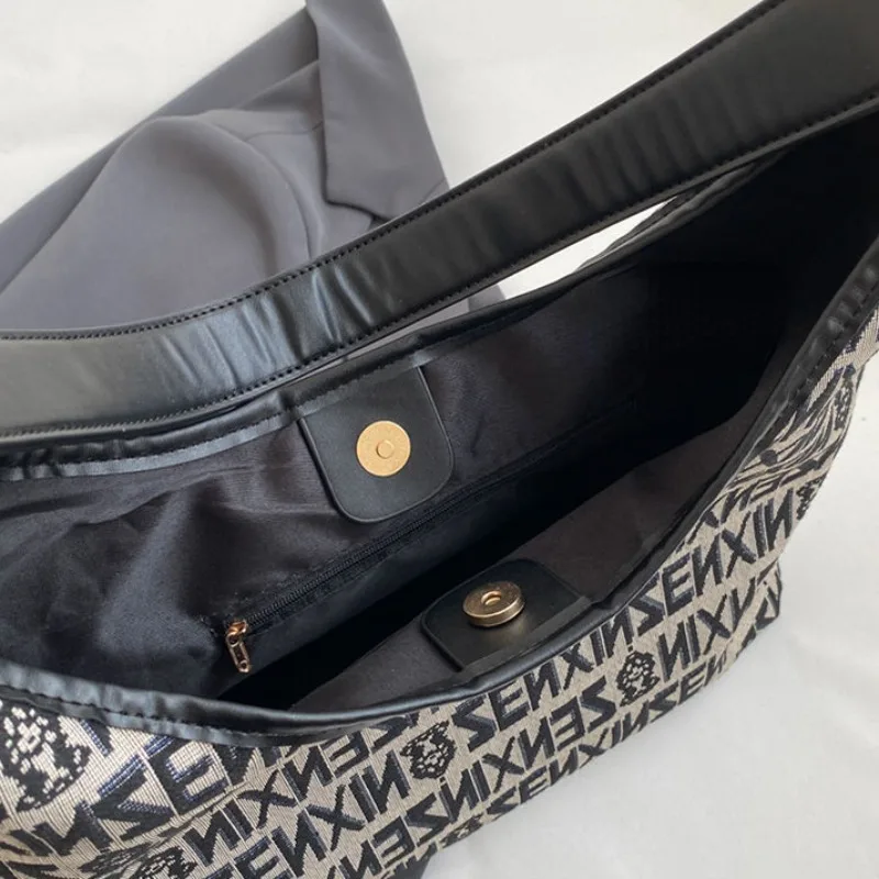 Холщовые сумки для подмышек в стиле ретро высококлассные дамские сумочки на