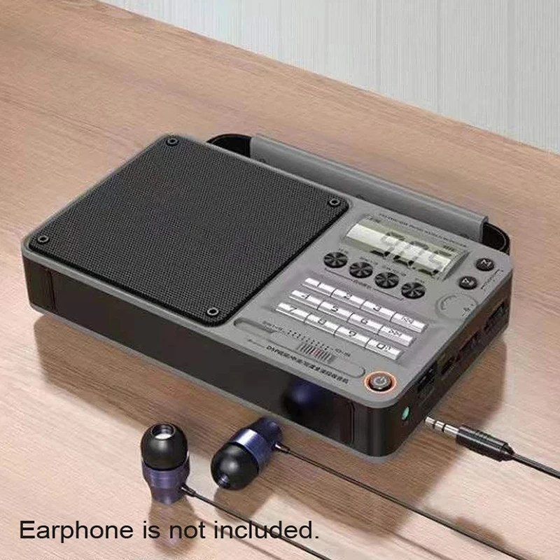 FM/AM/SW полнодиапазонное радио Bluetooth цифровое Ретро Радио Hifi портативный U-диск