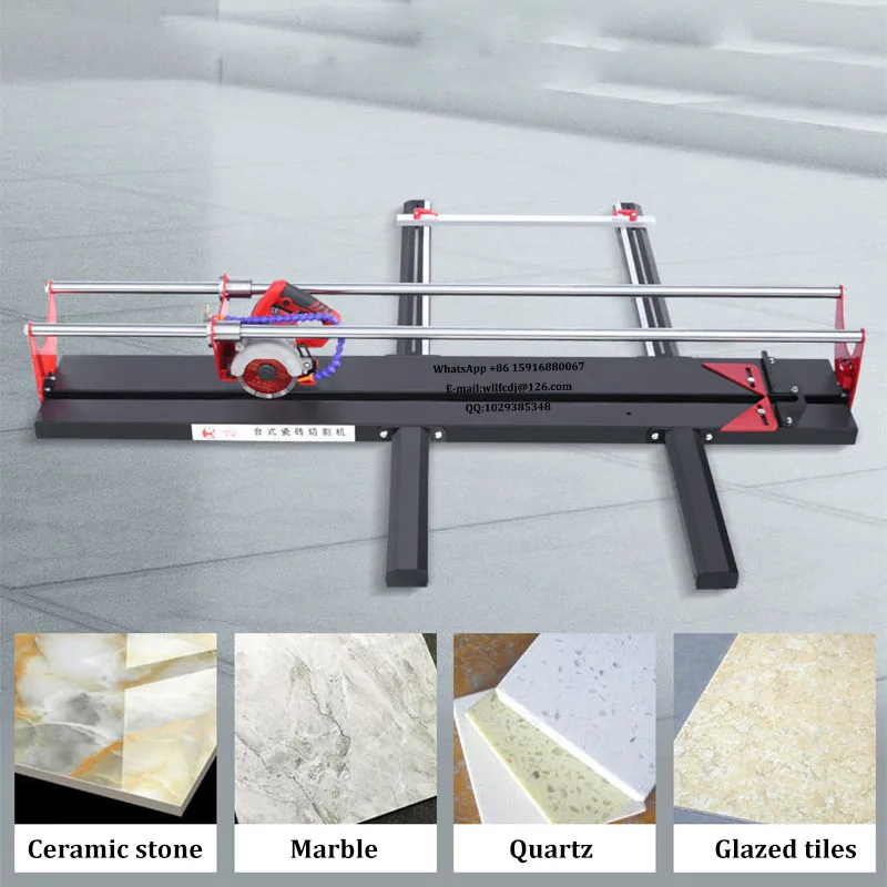 2300W Multifunctional Dust-free Tile Cutter Push knife Infrared Laser Edging 45 Degree Chamfering 800-1200mm