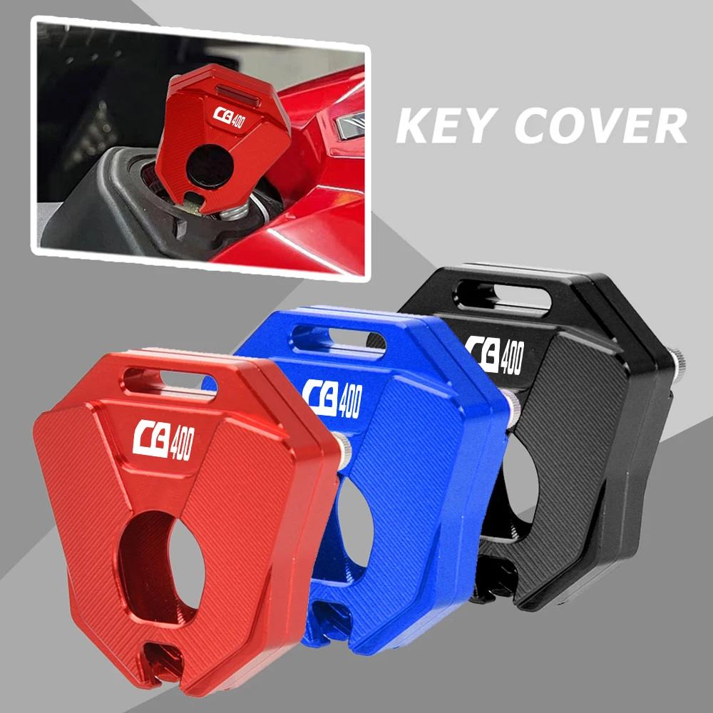 

CNC Motorcycle Key Shell Case Protector Decoration Key Chain Cover FOR HONDA CB400 CB 400 VTEC 1992-1998 1993 1994 1995 1996 97