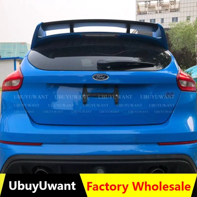

Car Styling For Ford Focus RS Spoiler 2012 2013 2014 2015 2016 2017 2018 Carbon Fiber Rear Trunk Wing Lip Rear Spoiler