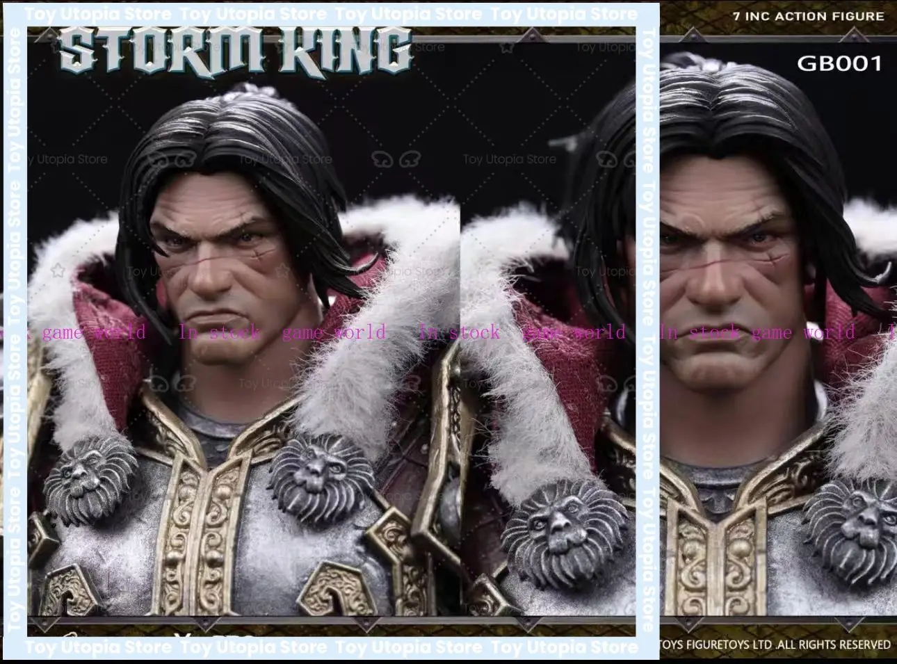 Фото В наличии: Коллекционная подвижная фигурка GDTOYS x BROTOYS Вариан Уайн, масштаб 1/12, World of Warcraft, Король Шторма №5