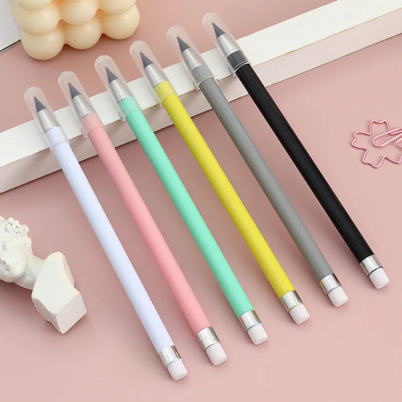 

New Inkless Pencil Unlimited Writing No Ink HB Pen Sketch Painting Tool School Office Supplies Gift for Kid Stationery