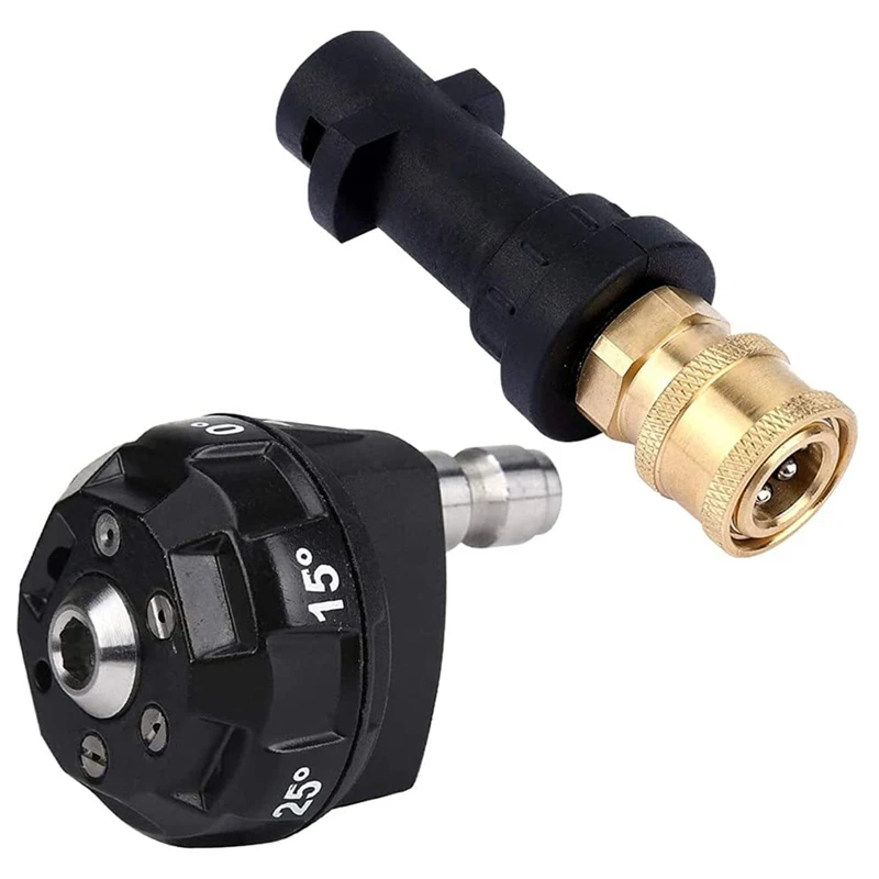 

High Pressure Washer Nozzle Tip High Pressure Washer Adapter For K2 To K7 6 In 1 Quick Conversion Nozzle Tip, 4000 PSI